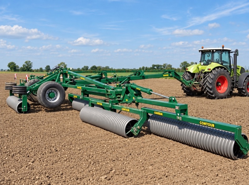 Cambridge rolls in a cultivated field